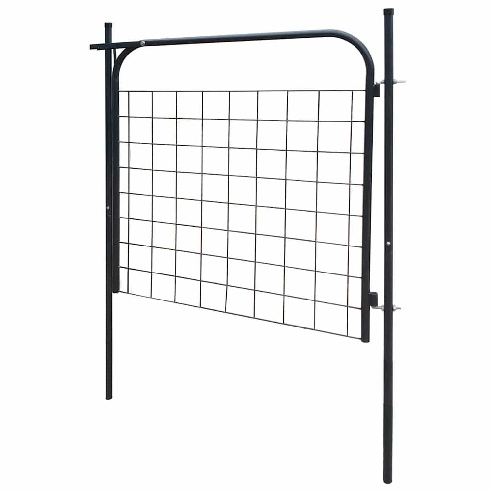 vidaXL Garden Gate 100x100 cm Anthracite