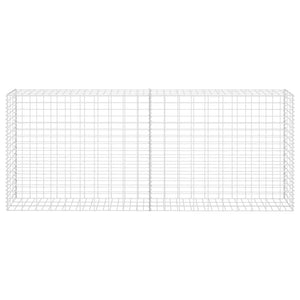 Gabione Verzinkter Stahl 85x30x200 cm