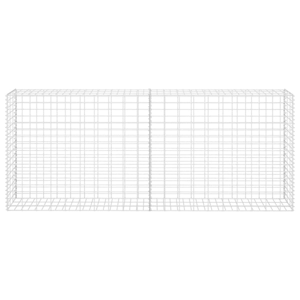Gabione Verzinkter Stahl 85x30x200 cm