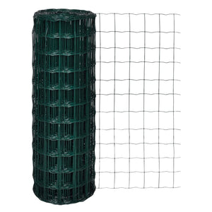 Eurozaun Stahl 25 x 1,7 m Grün