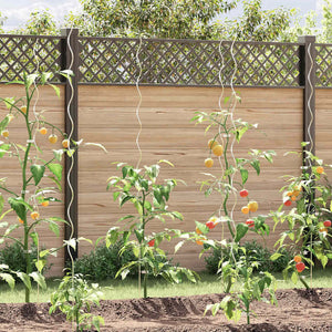 Tomaten-Spiralstäbe 50 Stk. 170 cm Verzinkter Stahl