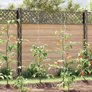 Tomaten-Spiralstäbe 5 Stk. 170 cm Verzinkter Stahl