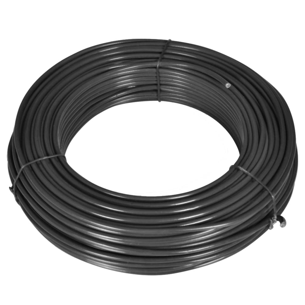 Zaun-Spanndraht 55 m 2,1/3,1 mm Stahl Grau