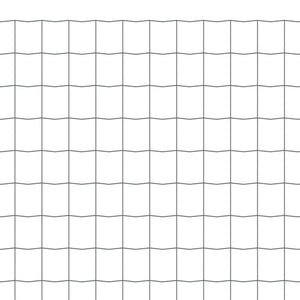 Eurozaun Stahl 10 x 0,8 m Grau