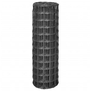 Eurozaun Stahl 10 x 1,2 m Grau