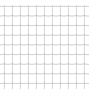 Eurozaun Stahl 25 x 0,8 m Grau
