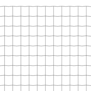 Eurozaun Stahl 10 x 1,5 m Grau