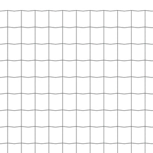 Eurozaun Stahl 25 x 0,8 m Grau
