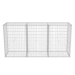 Gabionenkorb Stahl 200×50×100 cm