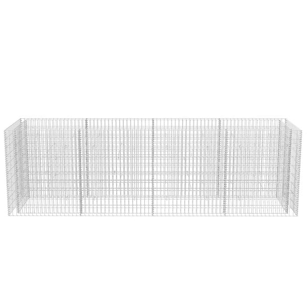 Gabionen-Hochbeet Stahl 360×90×100 cm