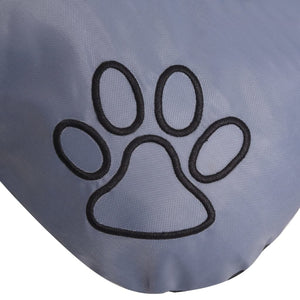 vidaXL Panier pour chien taille XL gris