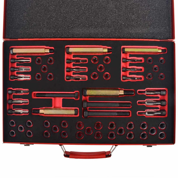 Glühkerzengewinde Reparaturset M8 M9 M10 M12 (63-teilig)