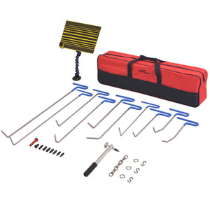 vidaXL Kit de 28 outils de débosselage en acier inoxydable