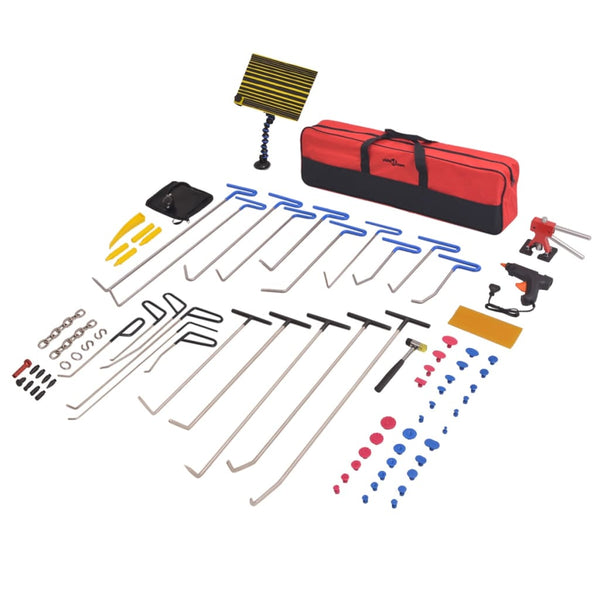 vidaXL Kit de débosselage en acier inoxydable 87 pcs