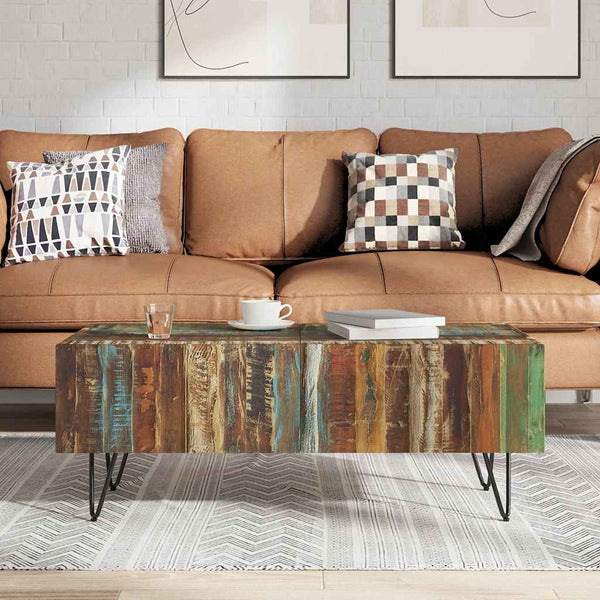 Couchtisch Altholz Massiv 100x50x38 cm