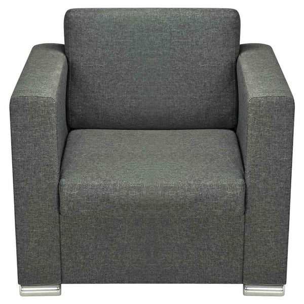 Sessel Dunkelgrau Stoff