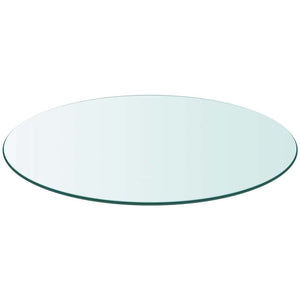 Tischplatte aus gehärtetem Glas rund 500 mm
