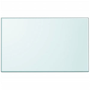 Tischplatte aus gehärtetem Glas rechteckig 1000x620 mm