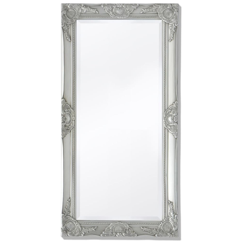 vidaXL Miroir mural style baroque 100x50 cm Argenté