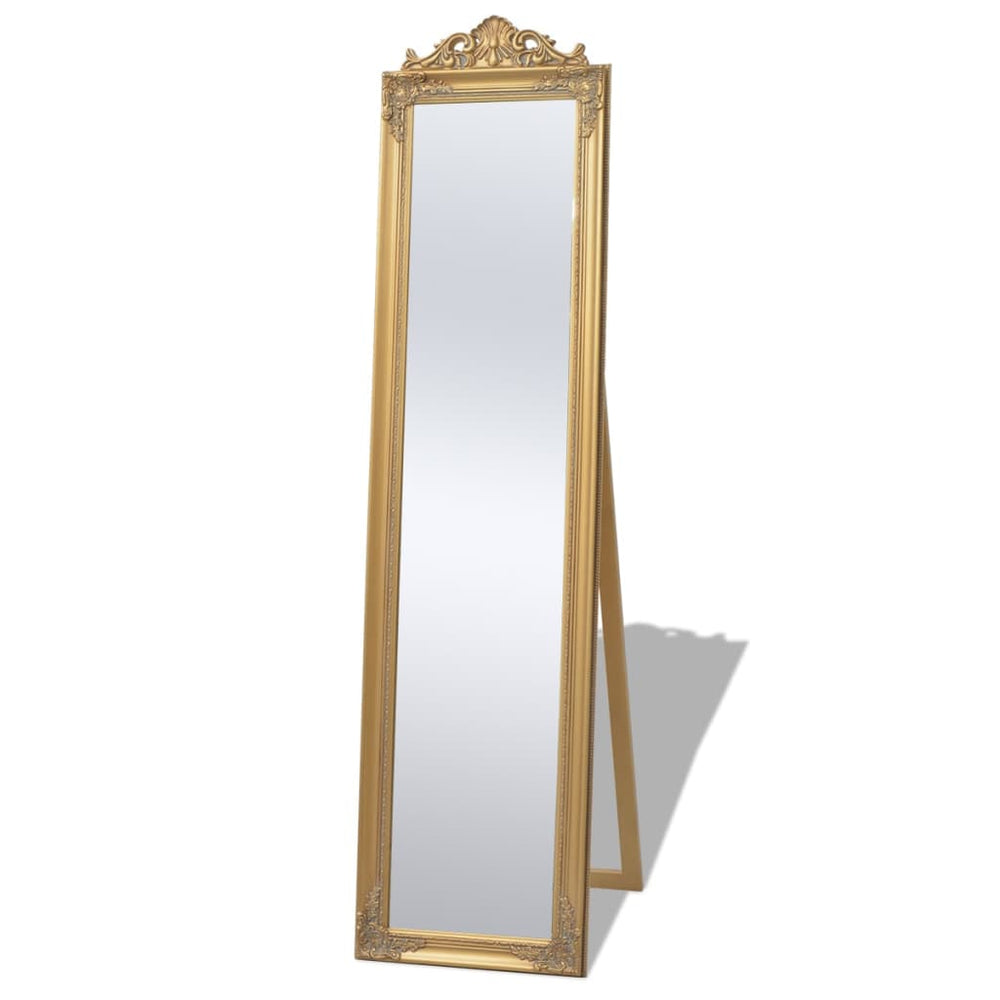 vidaXL Psyché de style baroque 160x40 cm Doré