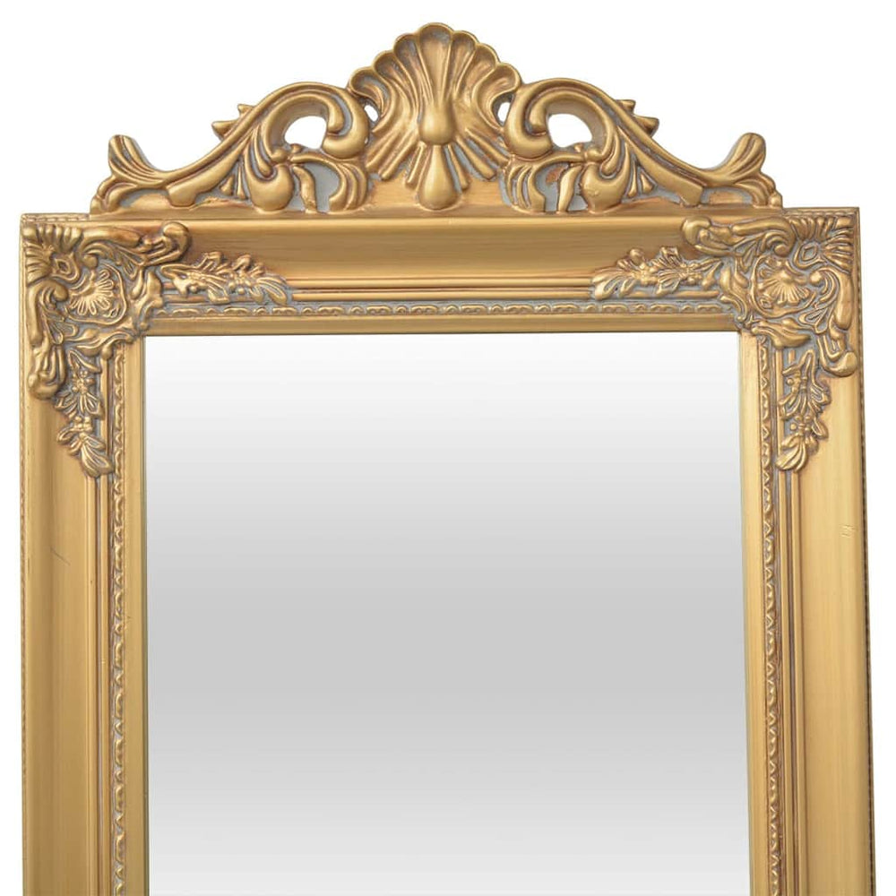 vidaXL Psyché de style baroque 160x40 cm Doré