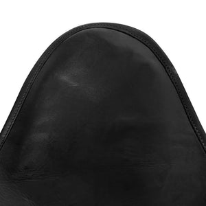 Butterfly-Sessel Schwarz Echtleder