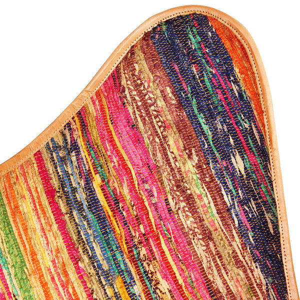 Butterfly-Sessel Mehrfarbig Chindi-Stoff