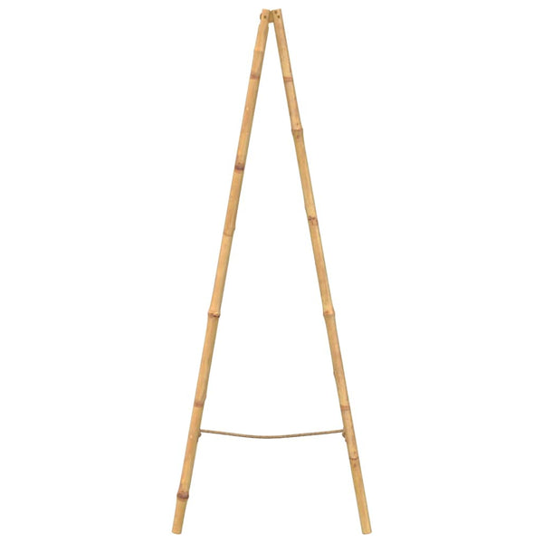 Doppel-Handtuchleiter mit fünf Bambussprossen 50 x 160 cm