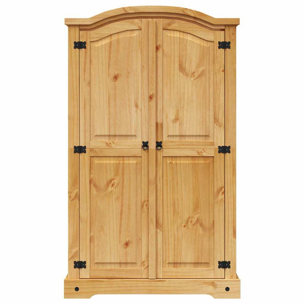 Kleiderschrank Mexiko-Stil Kiefernholz 2 Türen
