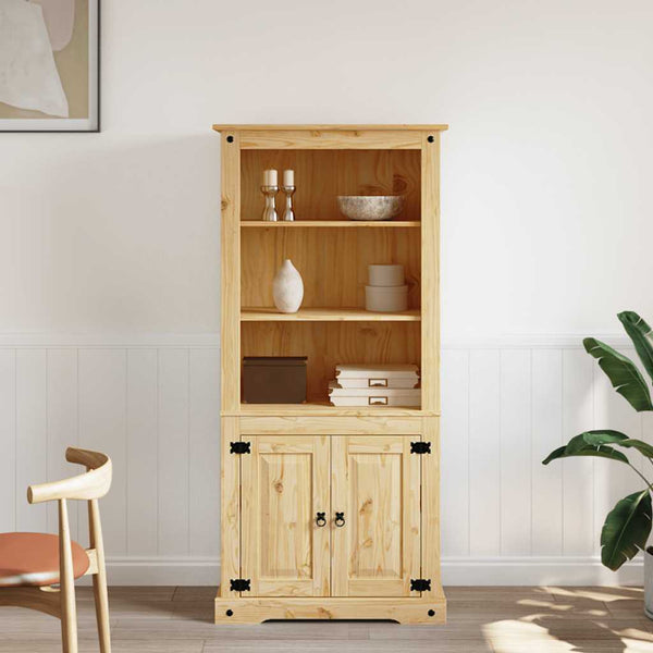 Buffetschrank Mexiko-Stil Kiefernholz 80x40x170 cm