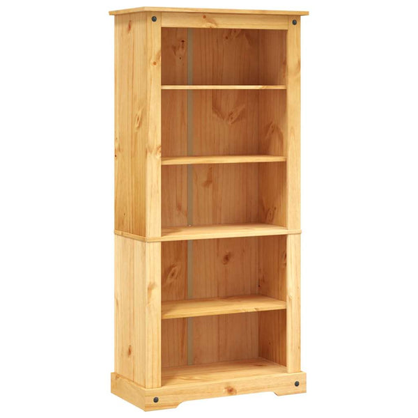 vidaXL Bibliothèque 5 étagères style mexicain pin massif 80x40x170 cm