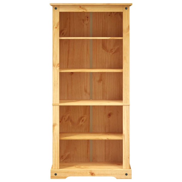 vidaXL Bibliothèque 5 étagères style mexicain pin massif 80x40x170 cm