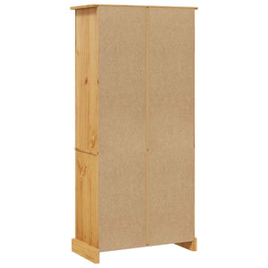 vidaXL Bibliothèque 5 étagères style mexicain pin massif 80x40x170 cm