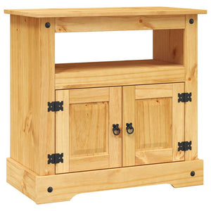 vidaXL Meuble TV de style mexicain en pin massif Corona 80 x 43 x 78 cm