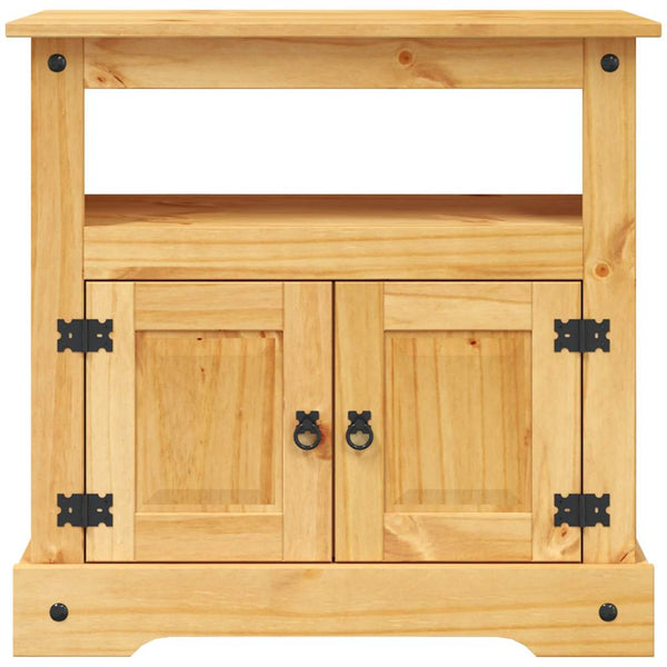 vidaXL Meuble TV de style mexicain en pin massif Corona 80 x 43 x 78 cm