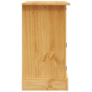 vidaXL Meuble TV de style mexicain en pin massif Corona 80 x 43 x 78 cm