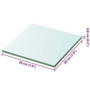 Regalboden Glas Transparent 20x20 cm
