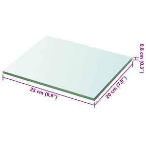 Regalboden Glas Transparent 20x25 cm