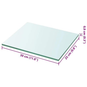 Regalboden Glas Transparent 30x25 cm