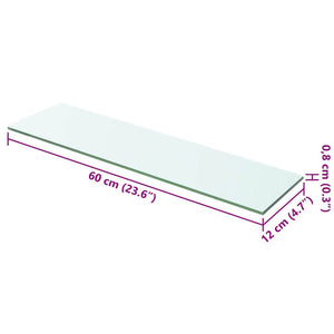 Regalboden Glas Transparent 60x12 cm