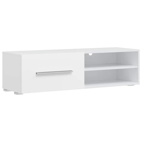 Fünfteilige Wohnwand TV-Schrank mit LED-Beleuchtung Weiß
