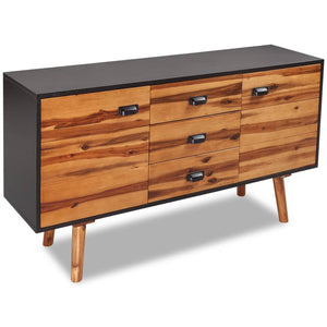 Sideboard Massivholz Akazie 115x35x70 cm
