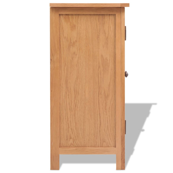 vidaXL Buffet 70x35x75 cm Chêne massif