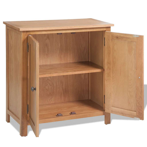 vidaXL Buffet 70x35x75 cm Chêne massif