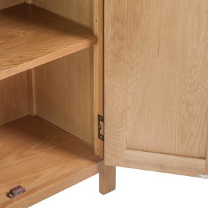 vidaXL Buffet 70x35x75 cm Chêne massif