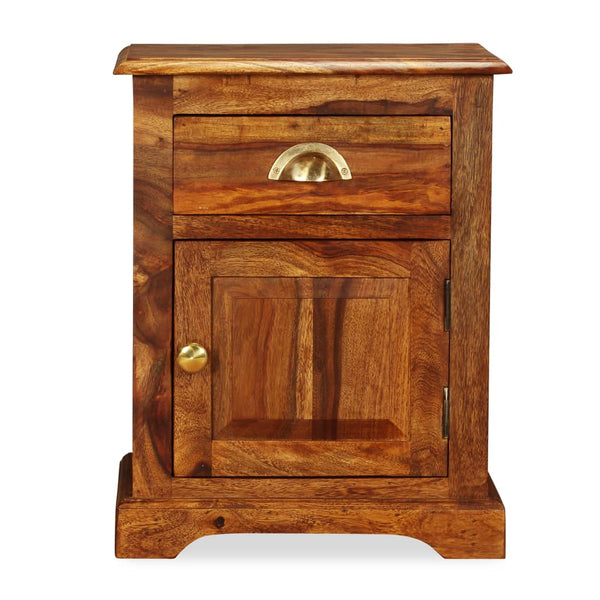 Nachttische 2 Stk. 40x30x50 cm Massivholz Akazie