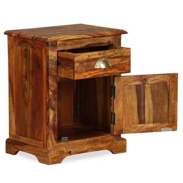 Nachttische 2 Stk. 40x30x50 cm Massivholz Akazie