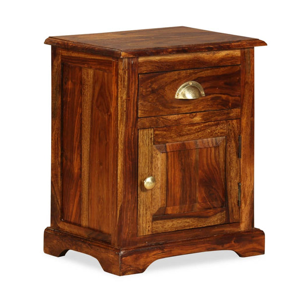 Nachttische 2 Stk. 40x30x50 cm Massivholz Akazie