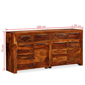 Sideboard Massivholz Akazie 160x35x75 cm