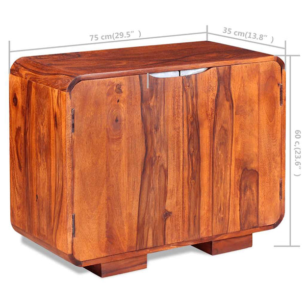 Sideboard Massivholz Akazie 75x35x60 cm